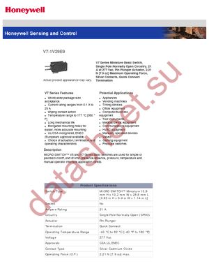 V7-1V29E9 datasheet  